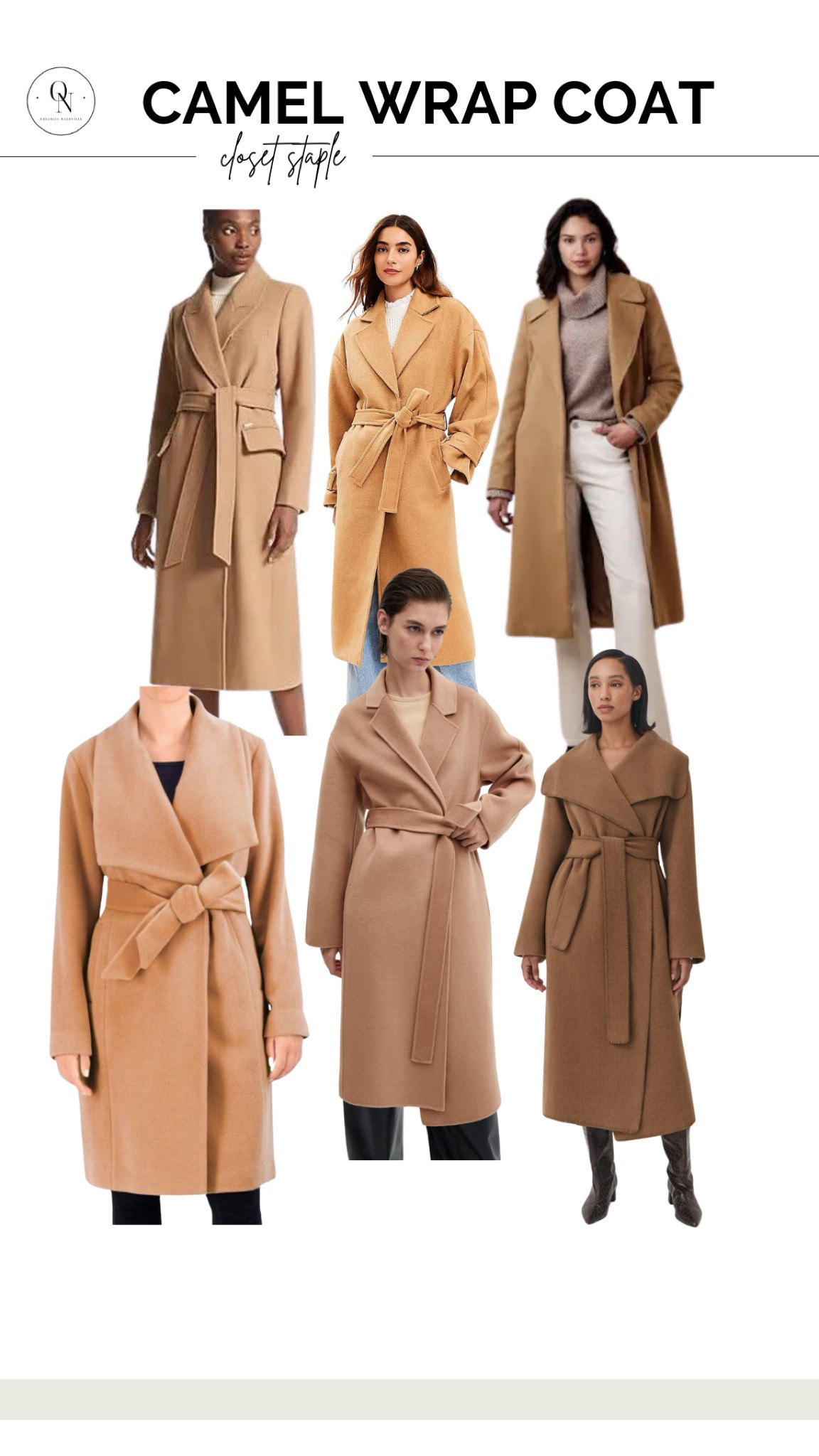 Camel wrap coat // luxe layers // winter capsule wardrobe // cashmere layers // mayson the label // 