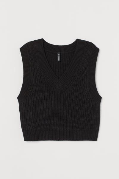 Short Sweater Vest | H&M (US)