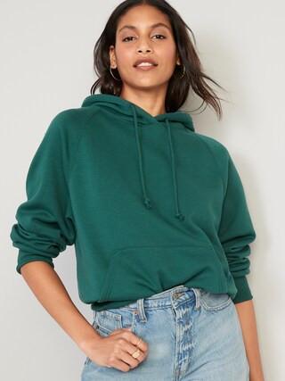 Oversized Fleece Hoodie for Women | Old Navy (US)
