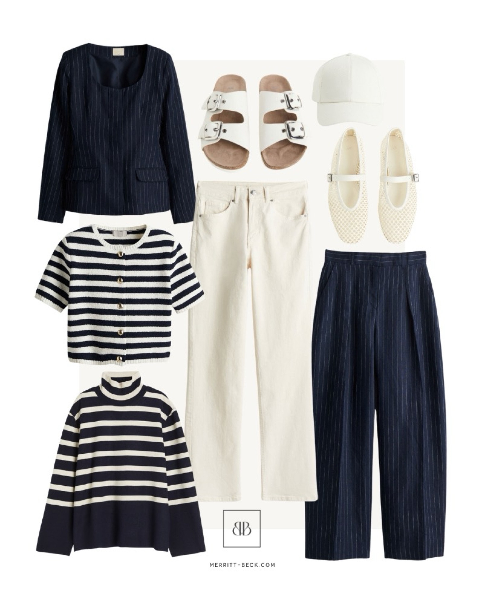 Navy & cream 💙 H&M picks on a budget!

#LTKfindsunder100 #LTKfindsunder50 #LTKshoecrush