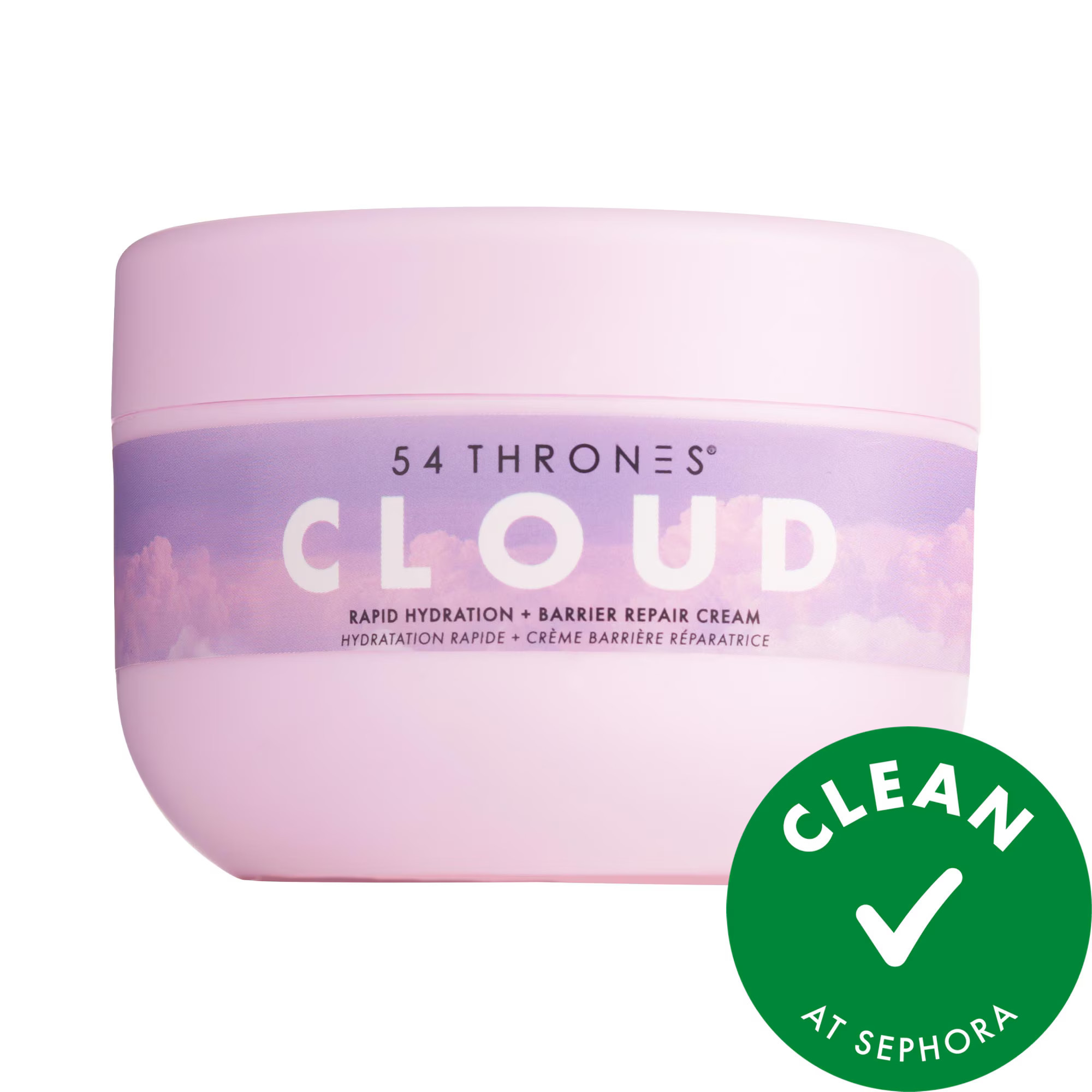 54 Thrones Barrier Repair Cloud Body Cream with Peptides + Hyaluronic Acid Egyptian Lavender 5 oz / 150 mL | Sephora (US)