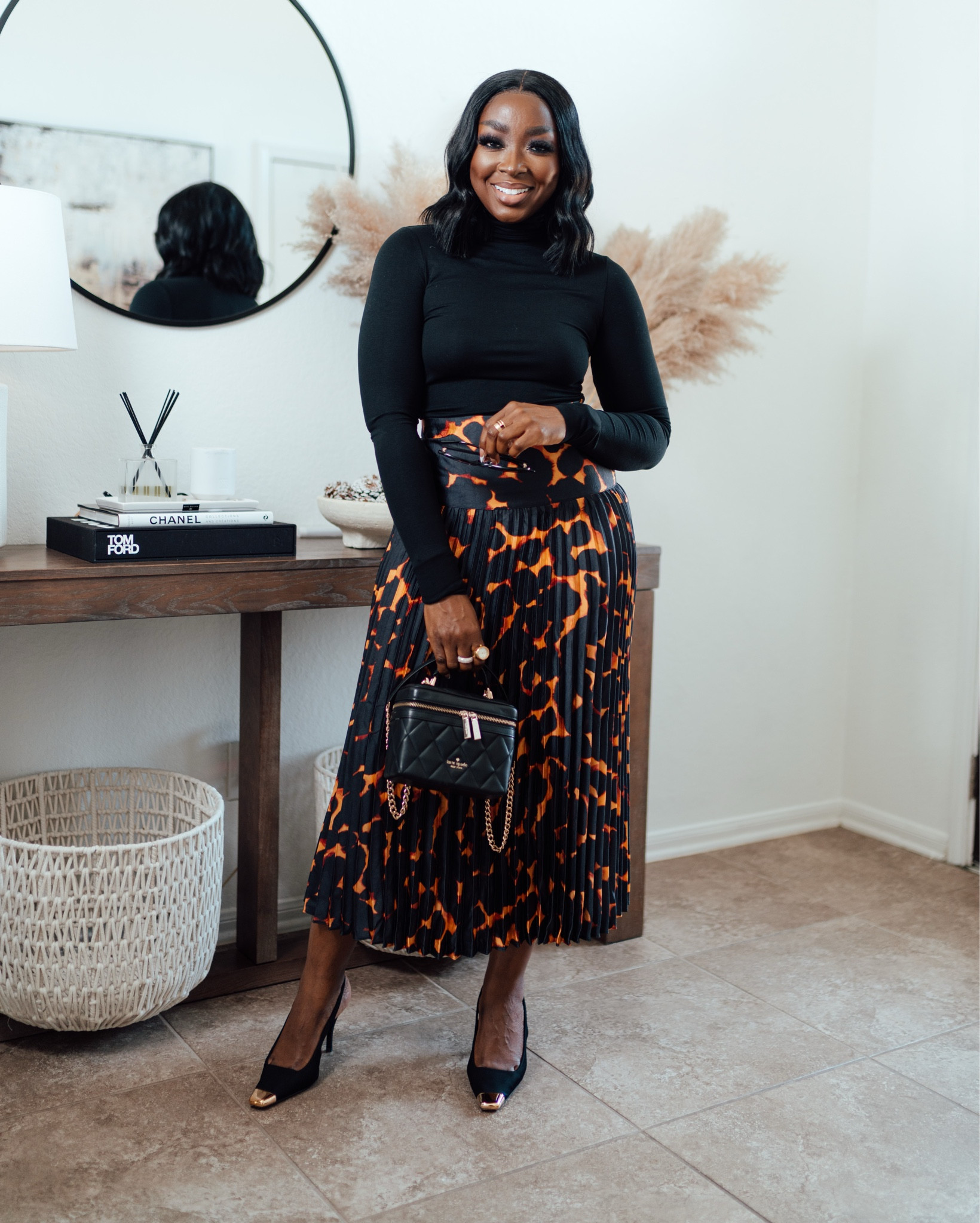 An XS in this skirt is crazy, but it fits! Love how flowy the bottom is and the pattern is def eye-catching. Cute with boots or a pump!

#LTKFindsUnder100 #LTKBeauty #LTKStyleTip