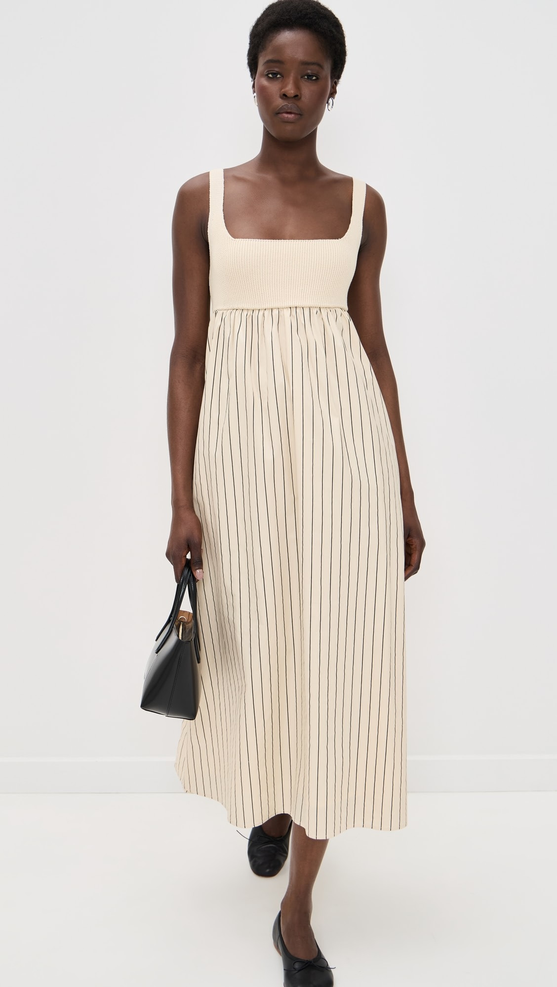 Tie Back Knit Combo Striped Dress | Shopbop
