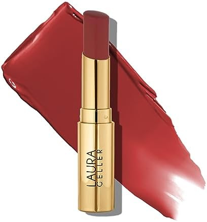 LAURA GELLER NEW YORK Jelly Balm Moisturizing Tinted Lip Balm - Brick House - Hydrating Vitamin E... | Amazon (US)