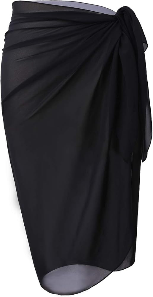 CARDYDONY Women's Swimsuit Cover Up Sarong Bikini Swimwear Beach Cover-Ups Wrap Skirt | Amazon (US)