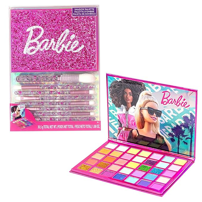 Barbie - Townley Girl 35-Well Eyeshadow Palette, Shimmery and Opaque Colors, Pigmented Blendable,... | Amazon (US)