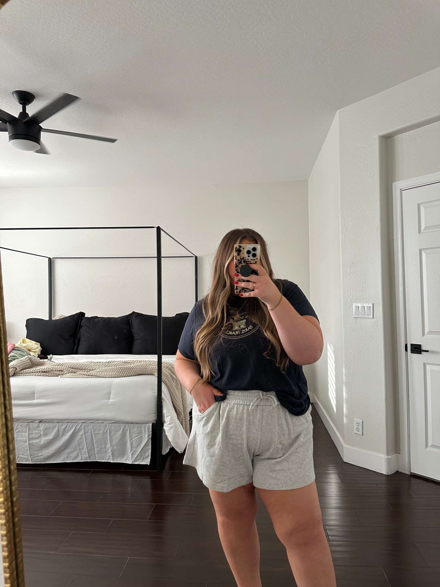 tee & shorts are both on sale today! wearing xxl in both!

#LTKootd #LTKmomlife #LTKMidsize