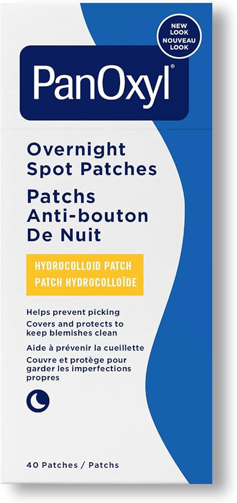 PanOxyl Overnight Spot Patches, Clear Latex-Free Hydrocolloid Blemish Dots, Overnight Protection ... | Amazon (CA)