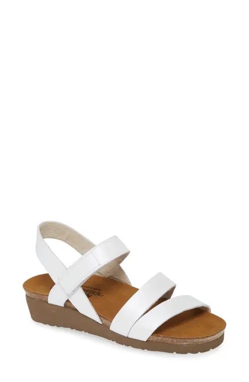 Naot 'Kayla' Sandal in White Pearl Leather at Nordstrom, Size 6Us | Nordstrom