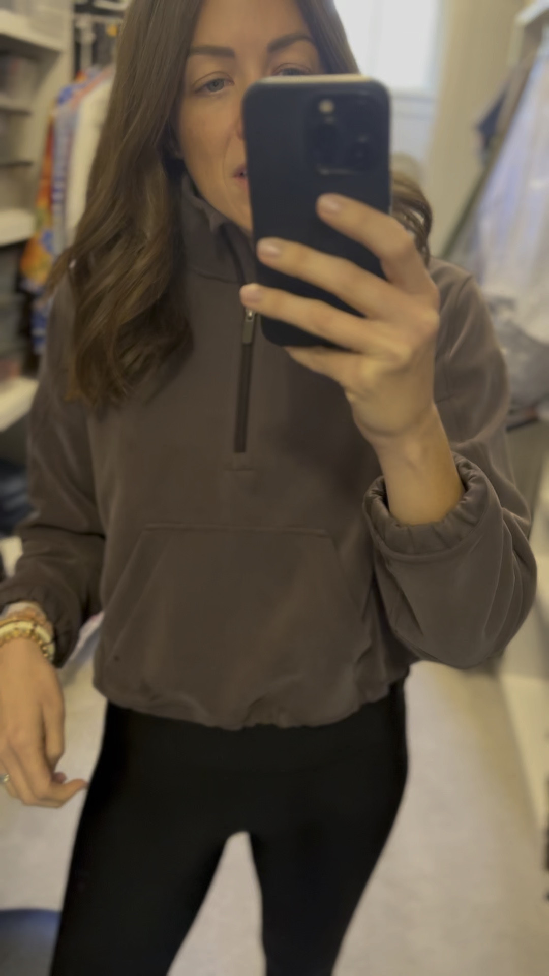 The softest pullover EVER! Currently  purchasing the pants to elevate my lounge look… stay tuned 🤎

#LTKFitness #LTKActive