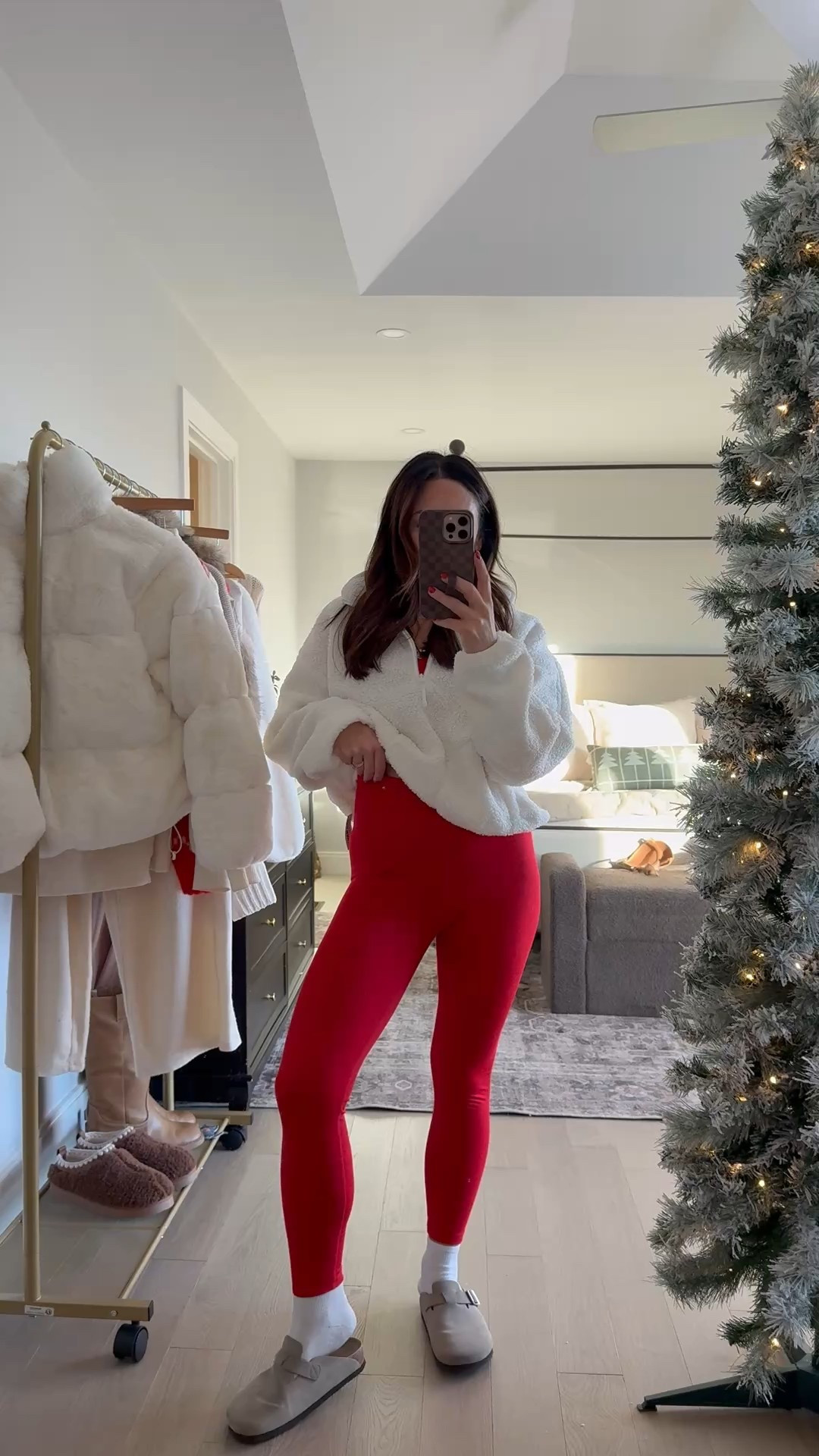 Old Navy 50% off Everything! I am loving these pieces. Wearing small in both. The Sherpa now comes in whitee

#LTKSeasonal #LTKSaleAlert #LTKHoliday