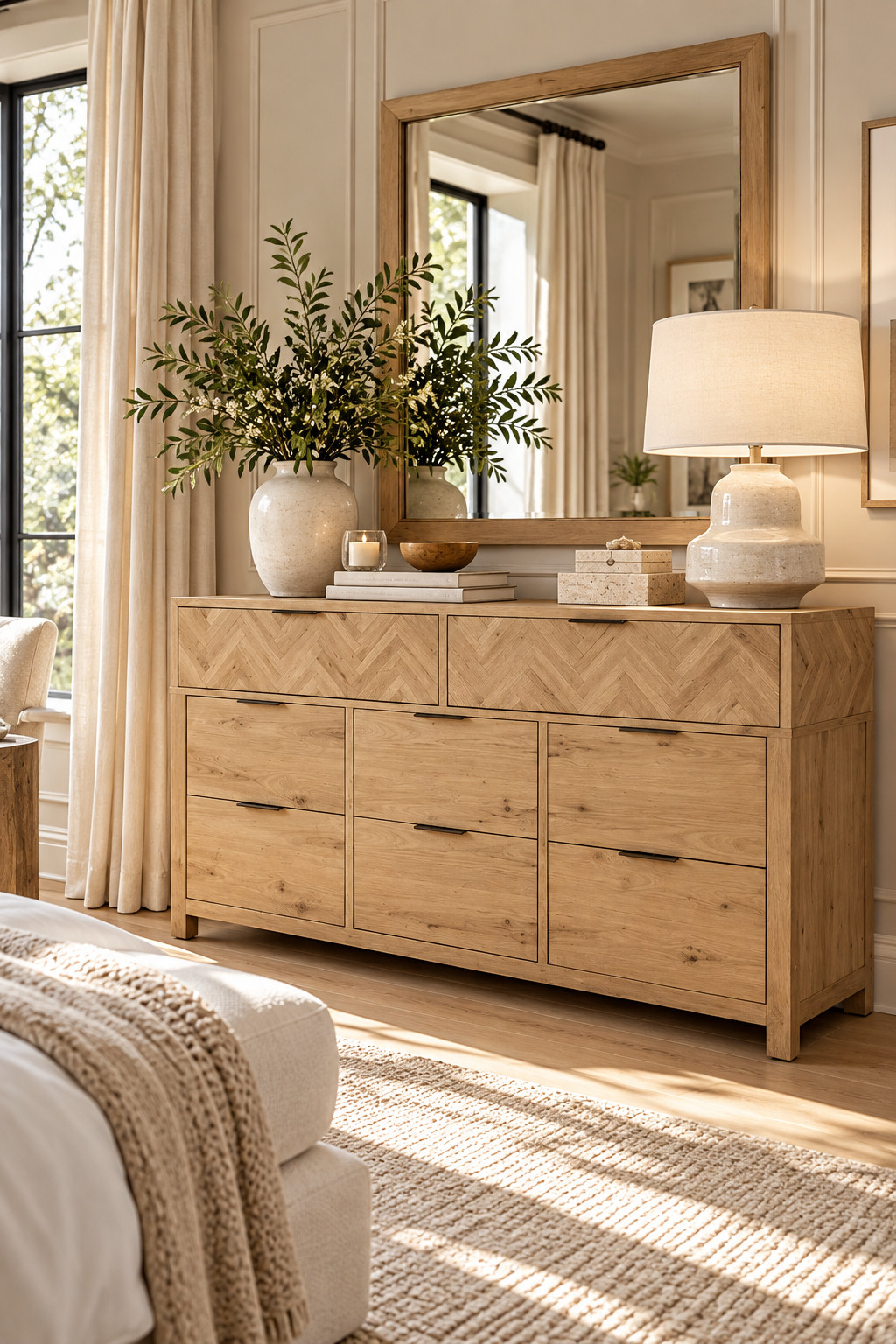 These are the kind of dressers that instantly make a bedroom look more finished. I’m loving all the natural oak, rustic wood, warm brown, creamy neutral, and modern fluted styles from Wayfair right now. They have plenty of drawer space without feeling bulky, and so many of them have that high-end designer look I always want in a bedroom. Definitely checking these while they’re marked down. #WayfairFinds #BedroomFurnitureFinds #DresserIdeas #BedroomStorageIdeas #FurnitureDeals #ModernBedroomDecor #CozyHome #HomeInspiration #WoodFurniture #NeutralDecor #WayfairDeals 

 #LTKSeasonal #LTKHome #LTKSaleAlert