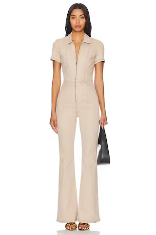 Free People x We The Free Jayde Flare Jumpsuit in Blushing from Revolve.com | Revolve Clothing (Global)