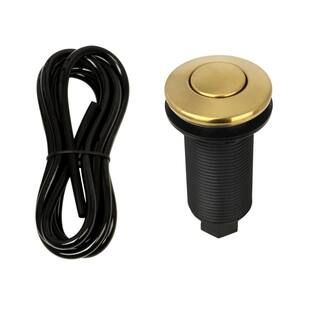 Akicon Brushed Gold Garbage Disposal Air Switch with Air Hose AK79001-BTG - The Home Depot | The Home Depot