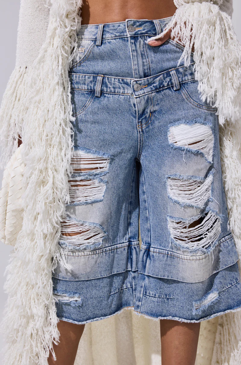 GO GET SOME DENIM BERMUDA SHORT | AKIRA