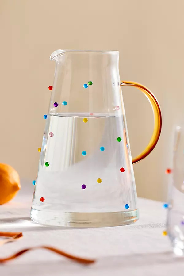 Confetti Glass Pitcher | Anthropologie (US)