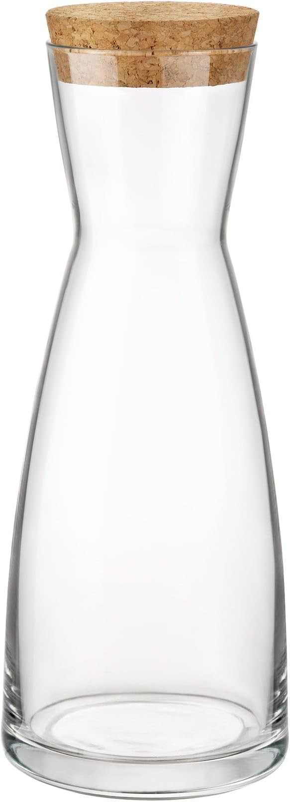 Bormioli Rocco Ypsilon Glass Carafe Set with Cork Tops - 36.25 oz Contemporary Juice Containers &... | Amazon (US)