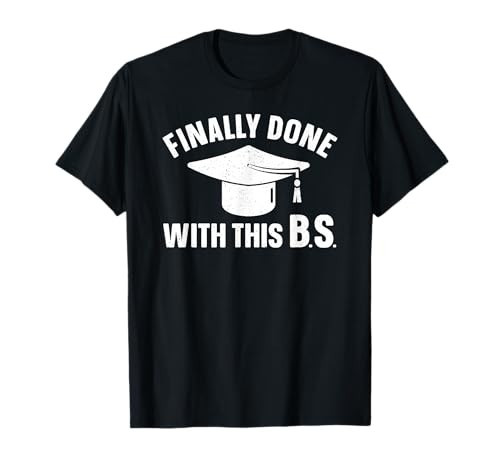 Graduation Art For Men Women Bachelor Of Science Graduation T-Shirt | Amazon (US)