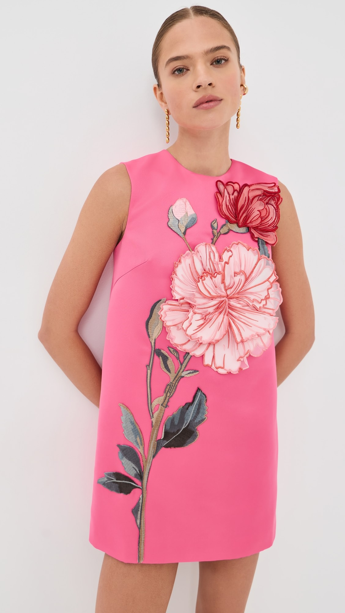 Yvonne Applique Floral Mini Dress | Shopbop