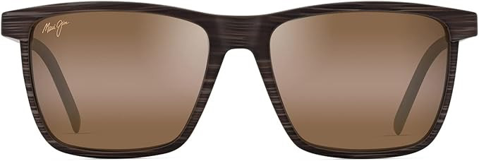 Maui Jim Men's and Women's One Way Polarized Rectangular Sunglasses | Amazon (US)