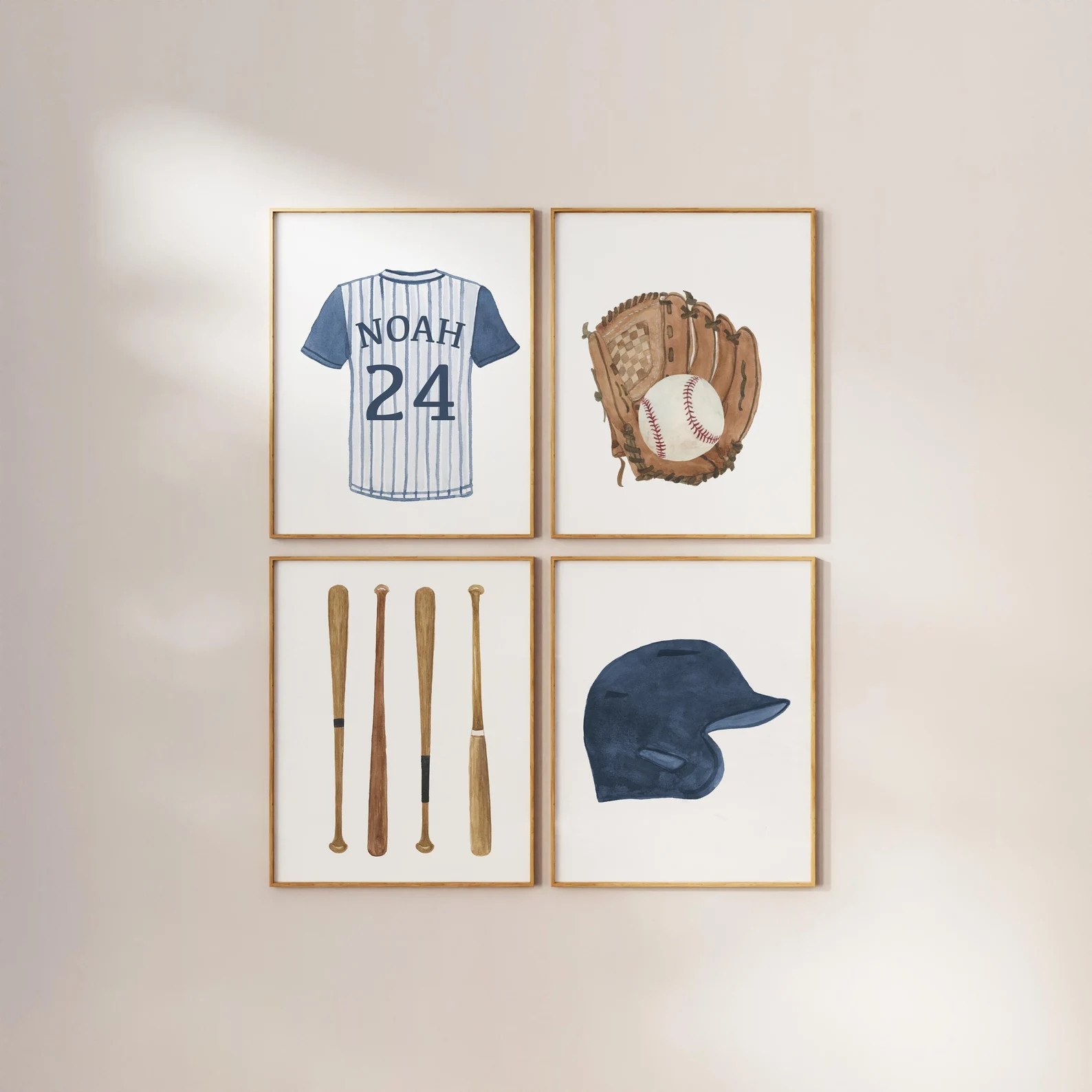 Baseball Nursery Prints, Baseball Prints, Boy Nursery Wall Art Prints, Baseball Wall Art, Basebal... | Etsy (US)