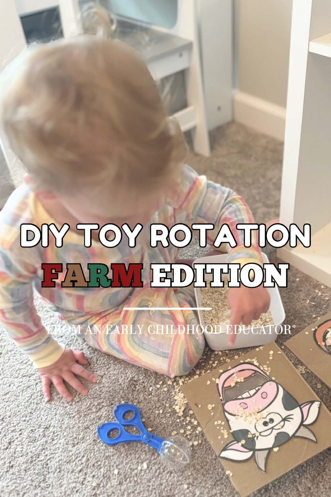 Everything I had out for my little one during our farm week! 