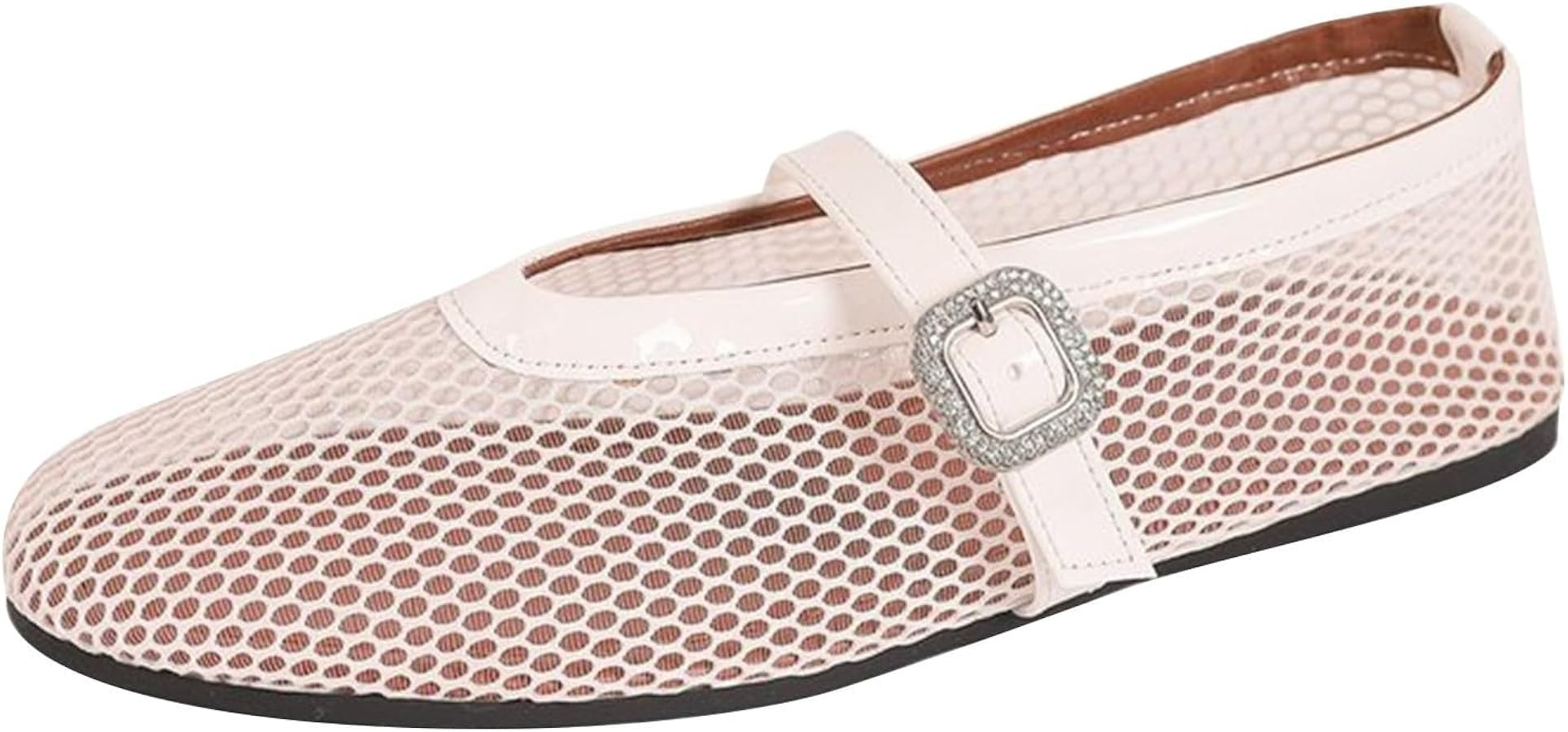 Women Shoes Long Slipper Socks for Women Summer Solid Color Slip On Casual Open Toe Flat Soft Ind... | Amazon (UK)