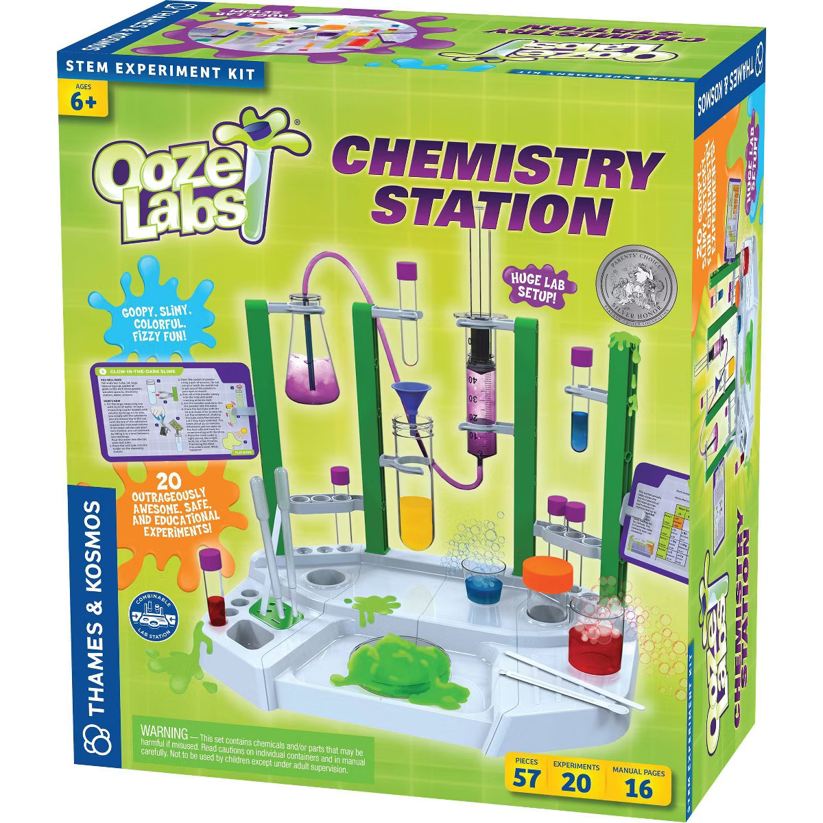 Thames & Kosmos Ooze Labs Chemistry Set (2024 Box): Educational Science Kit with Chemicals & Tool... | Target