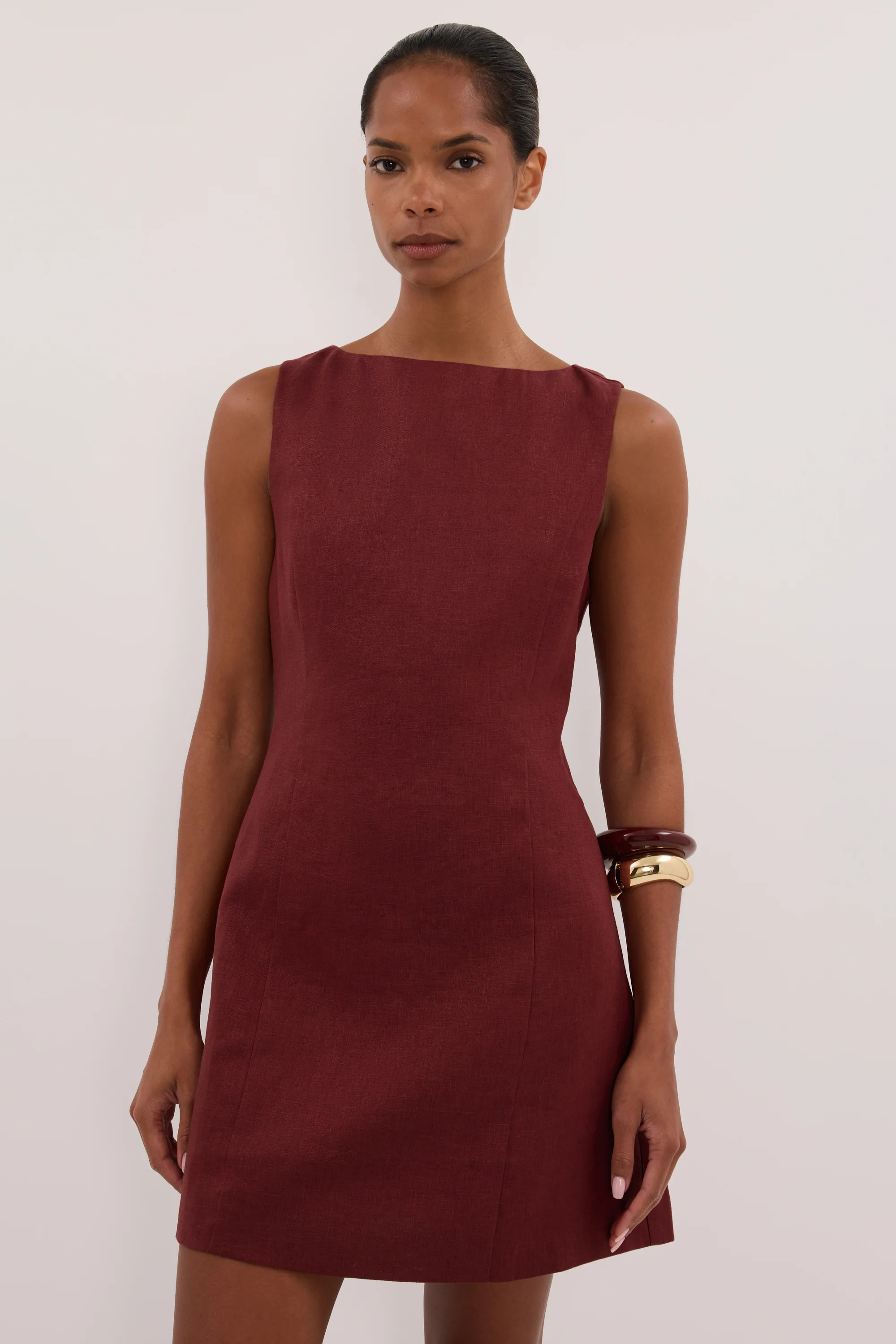 LACY SAHARA LINEN MINI DRESS | DISSH