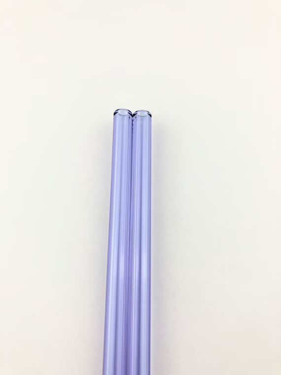 PURPLE GLASS STRAW  Purple Straws  Reusable Straws  Eco | Etsy | Etsy (US)