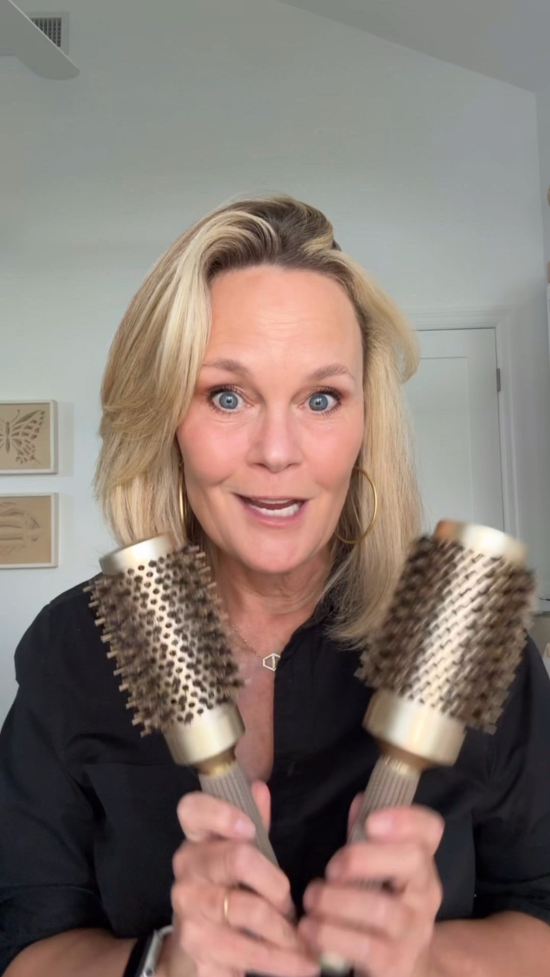 This is your sign to upgrade your round brushes! 

The difference in smoothness and shine is unreal. When was the last time you replaced yours? 👀


#beautyover50 #curlyfrizzyhair #straightenhair #roundbrush #hairproducts

#LTKOver40 #LTKStyleTip #LTKBeauty