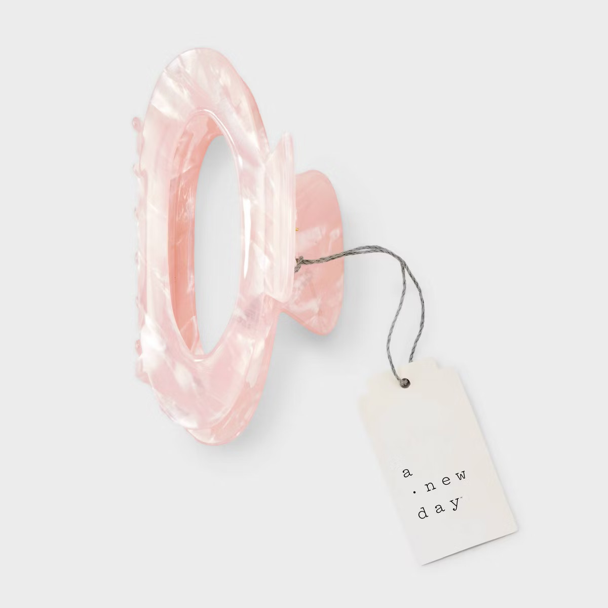 Oval Cutout Claw Hair Clip - A New Day™ Pink | Target