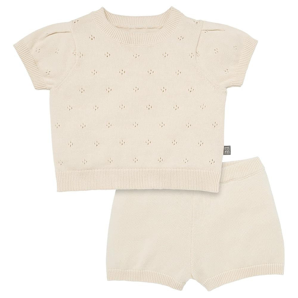 Modern Moments by Gerber Baby Girls 2-piece Sweater Knit Set (Top & Shorts) | Amazon (US)