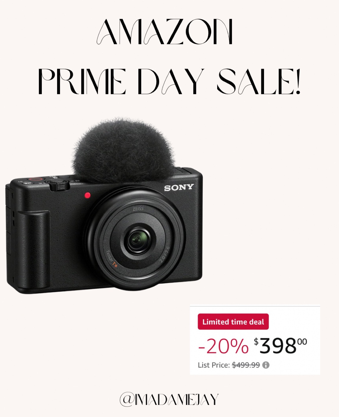 Sony ZV-1F Vlog Camera for Content Creators and Vloggers Black! 💛💛

#LTKSaleAlert