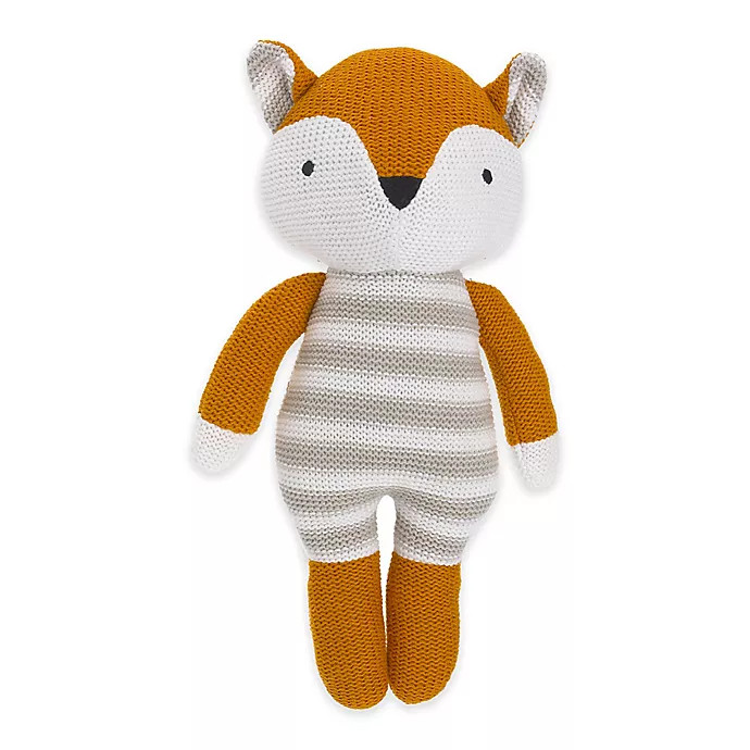 Cuddle Me Tobey Knitted Plush Fox | buybuy BABY
