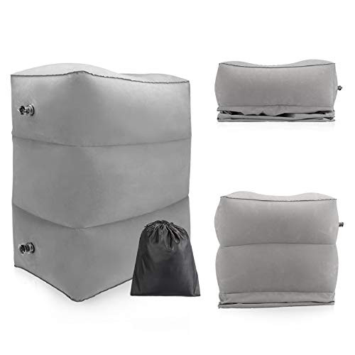 Maliton Inflatable Travel Foot Rest Pillow | Kids Airplane Bed | Adjustable Height Leg Rest | Travel | Amazon (US)