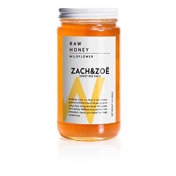 Unfiltered Raw Honey by Zach & Zoe Sweet Bee Farm – Pure Farm Raised Honey Packed with Powerful... | Amazon (US)