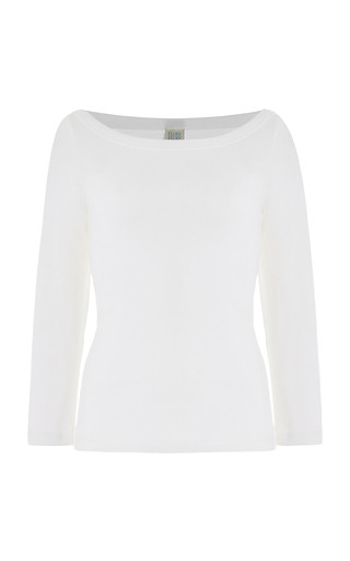 Exclusive Steffi Boat Neck Organic Cotton Top | Moda Operandi (Global)