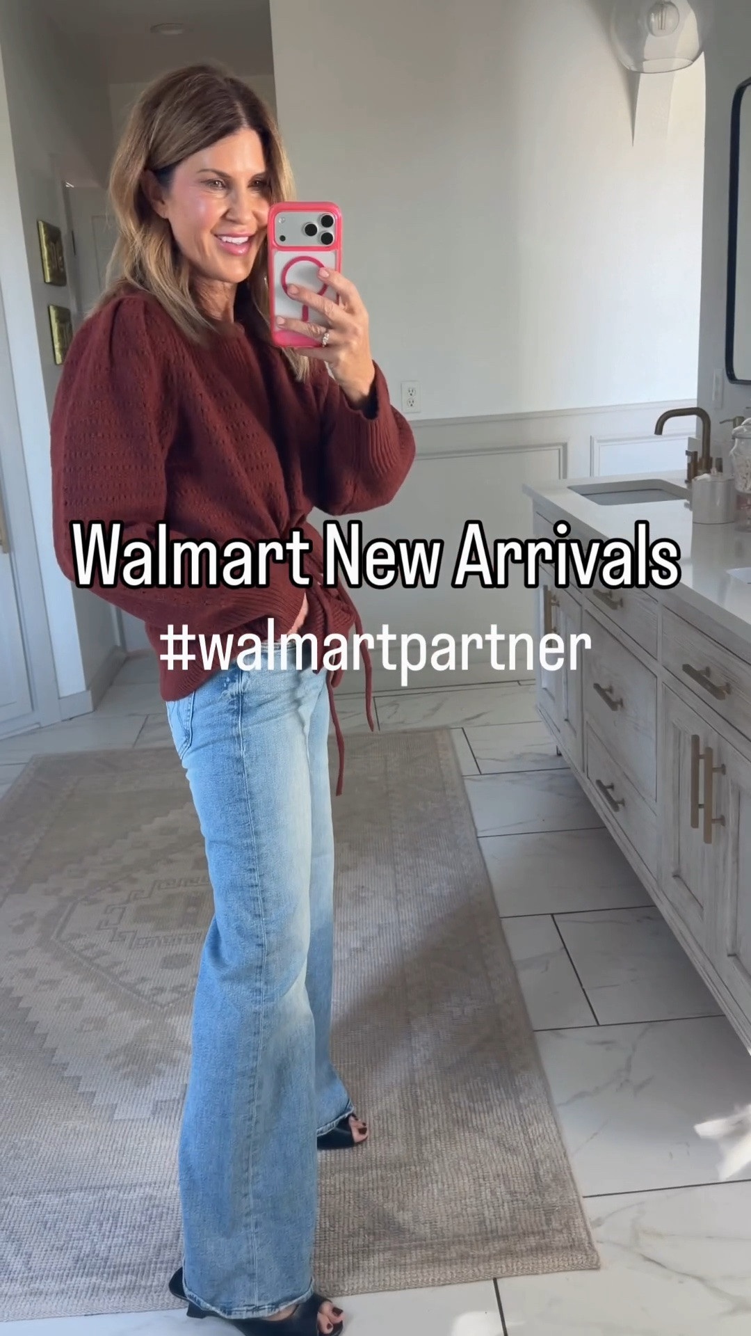 #walmartpartner 🍂🍂 the cutest new @walmart tops and favorite denim—it’s so good! Today’s @walmart roundup has so many chic affordable finds and even CASHMERE 👀 size 4 denim tts and size small in tops #walmart #walmartstyle #walmartfashion @shop.ltk

#LTKOver40
