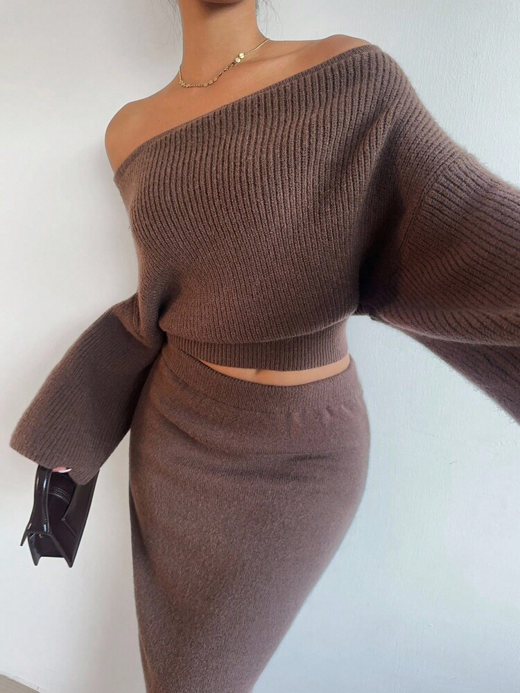 Color: Coffee Brown | SHEIN