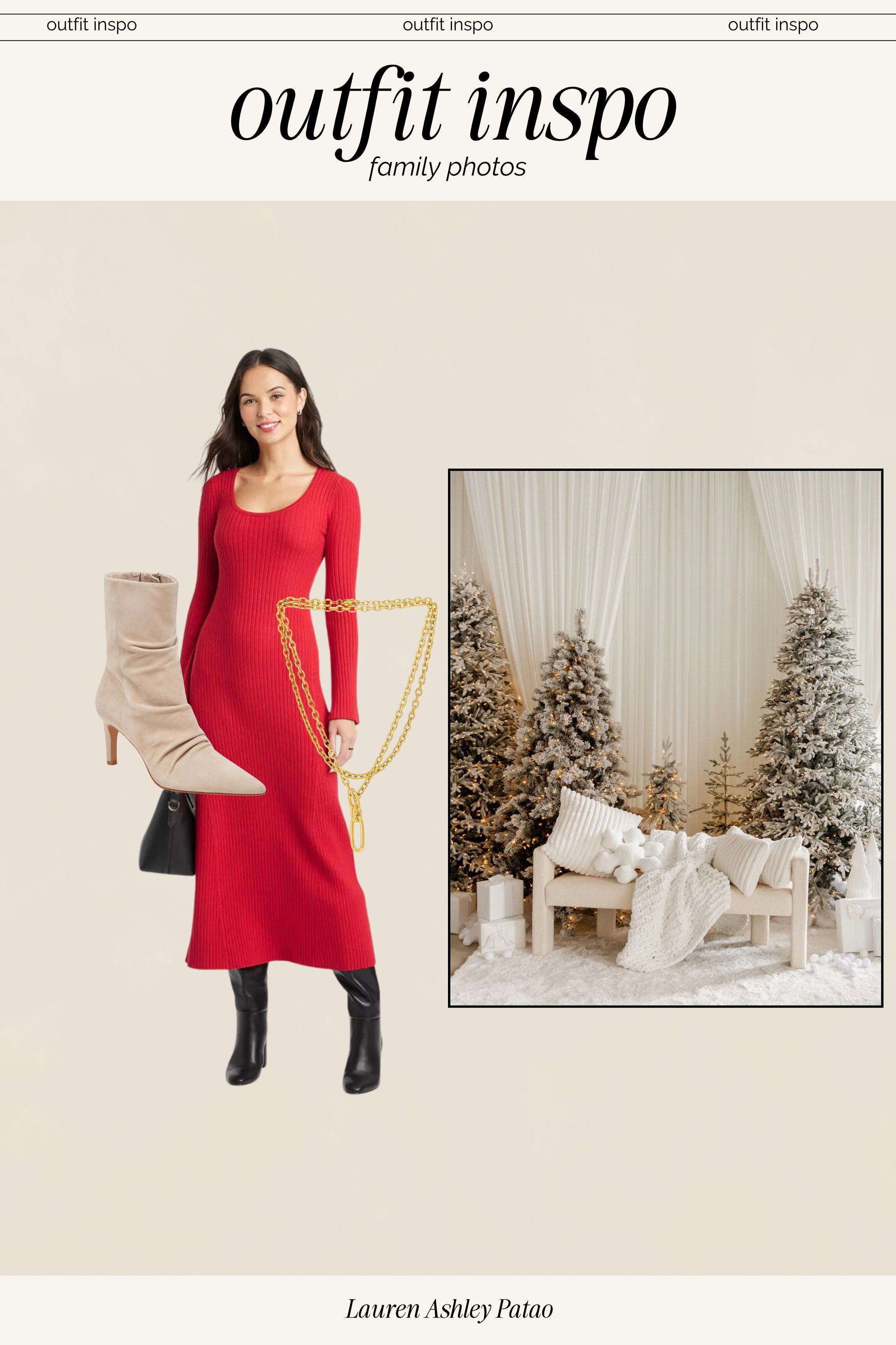 holiday photoshoot outfit idea 

 #LTKHoliday