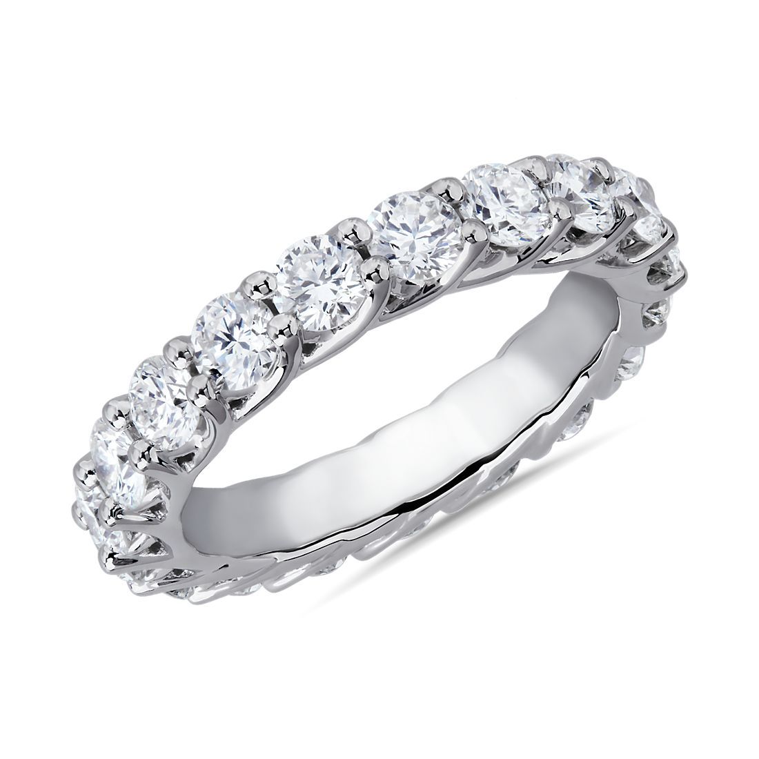 Tessere Diamond Eternity Ring in Platinum (2 1/2 ct. tw.) | Blue Nile | Blue Nile
