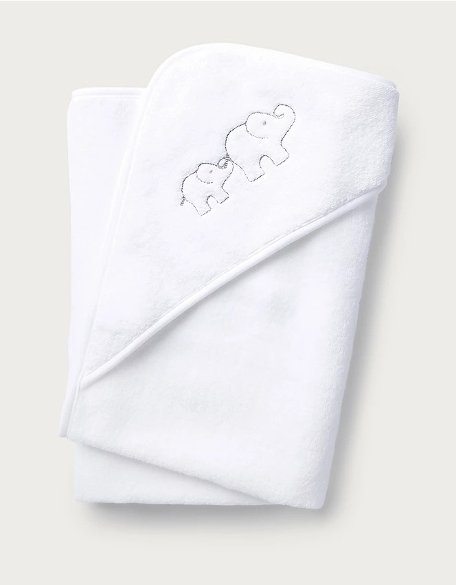 Baby Elephant Hooded Towel | The White Company (UK)