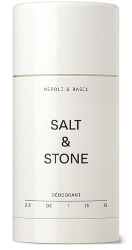 SALT & STONE Aluminum Free Deodorant | Extra Strength 48 Hour Protection for Women & Men | Made with Seaweed Extracts, Niacinamide & Prebiotics (Neroli & Basil) | Amazon (US)