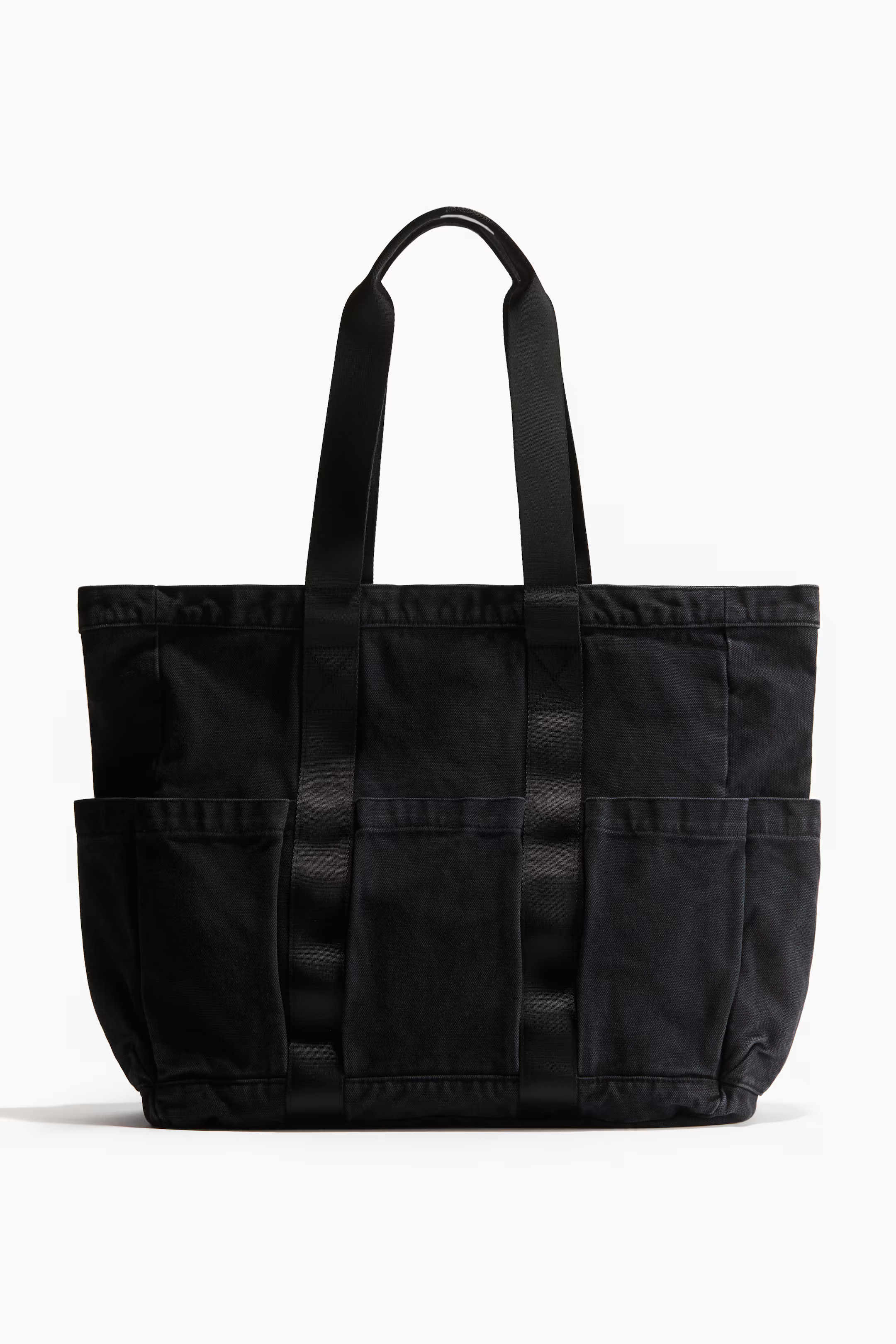 Cotton Canvas Shopper - Black - Men | H&M US | H&M (US + CA)