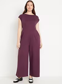 Ponte-Knit Jumpsuit | Old Navy (US)