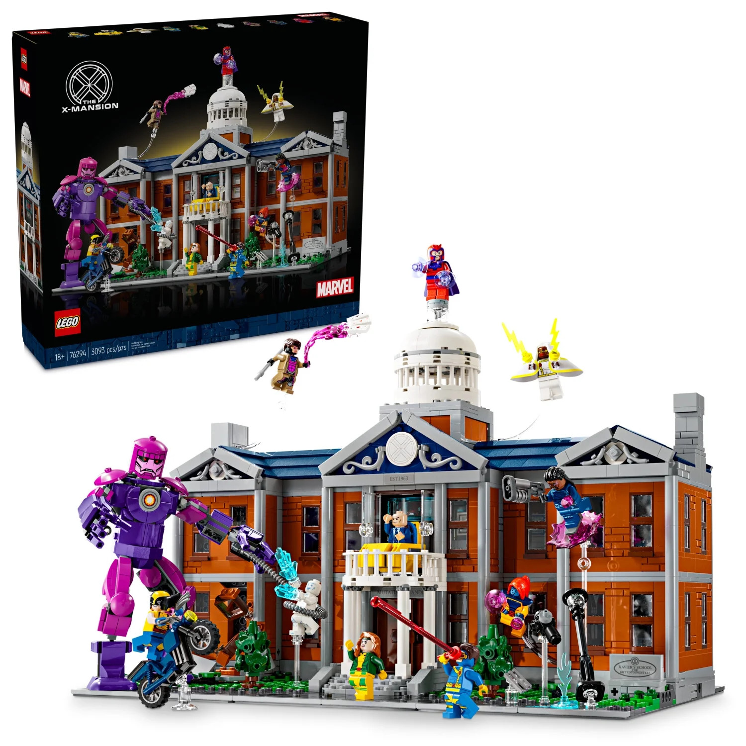 LEGO Marvel X-Men The X-Mansion Building Set - Marvel Collectibles DIY Craft Kit for Adults, Ages... | Walmart (US)
