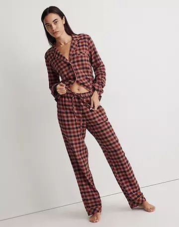 Flannel Bedtime Pajama Set in Plaid | Madewell