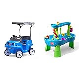 Step2 Side-by-Side Push Around SUV | Two-Seater Toddler Push Car | Blue & Rain Showers Splash Pond W | Amazon (US)
