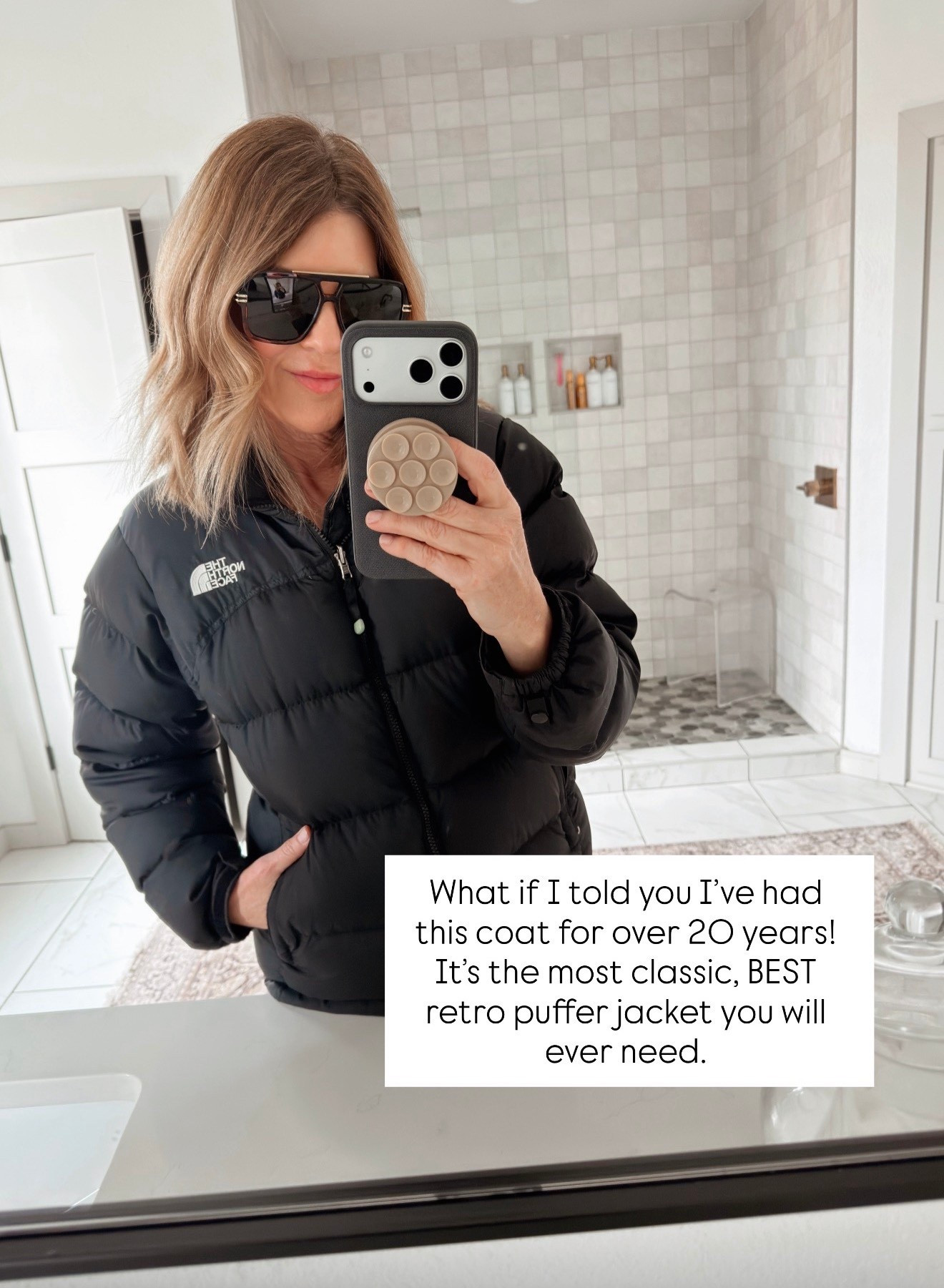 1996 Retro Nuptse the best puffer IMO 
I’ve worn for cold workouts, for snow skiing, for sitting through outdoor sporting events, for feeding my horses, for walking the dogs, for over 20 years! 